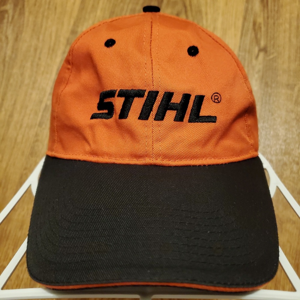 Stihl Hat Strapback Men Orange‎ Black Official Stihl Apparel Outdoor